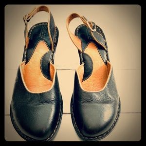 BORN Leather Clogs
